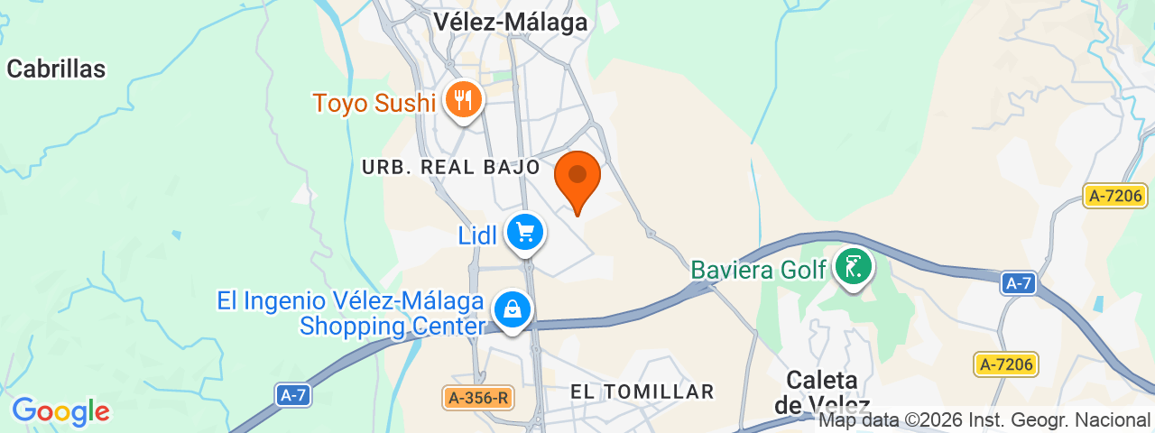 Map preview for Vélez-Málaga