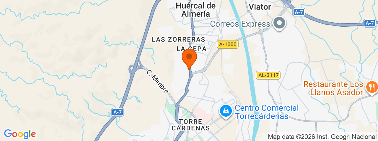 Map preview for Almería