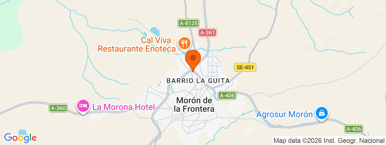 Map preview for Morón de la Frontera
