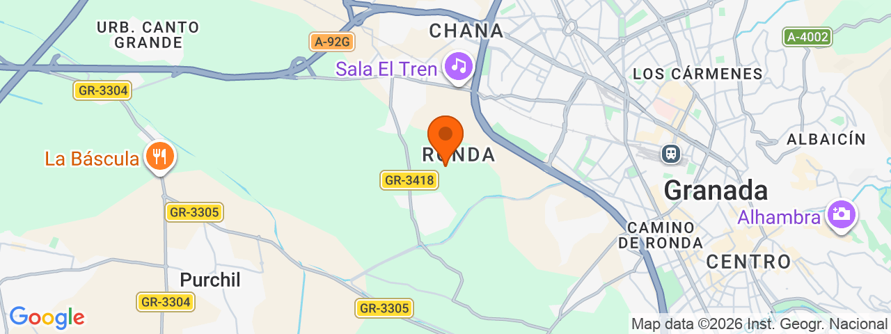 Map preview for Granada - Zaidín