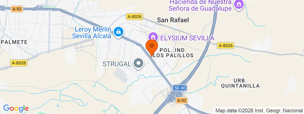 Map preview for Sevilla Este