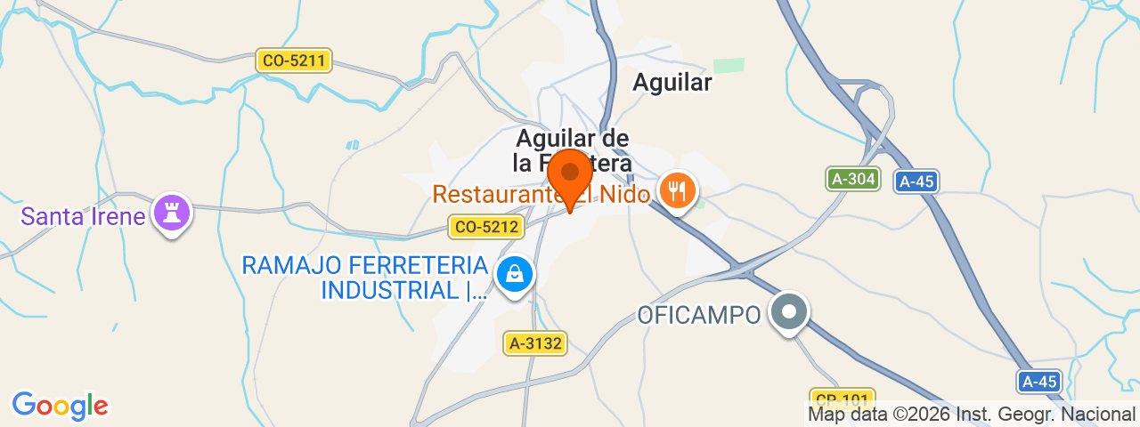 Map preview for Aguilar de la Frontera