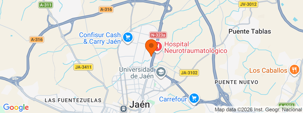 Map preview for Jaén