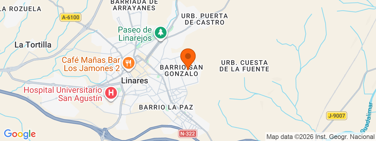 Map preview for Linares