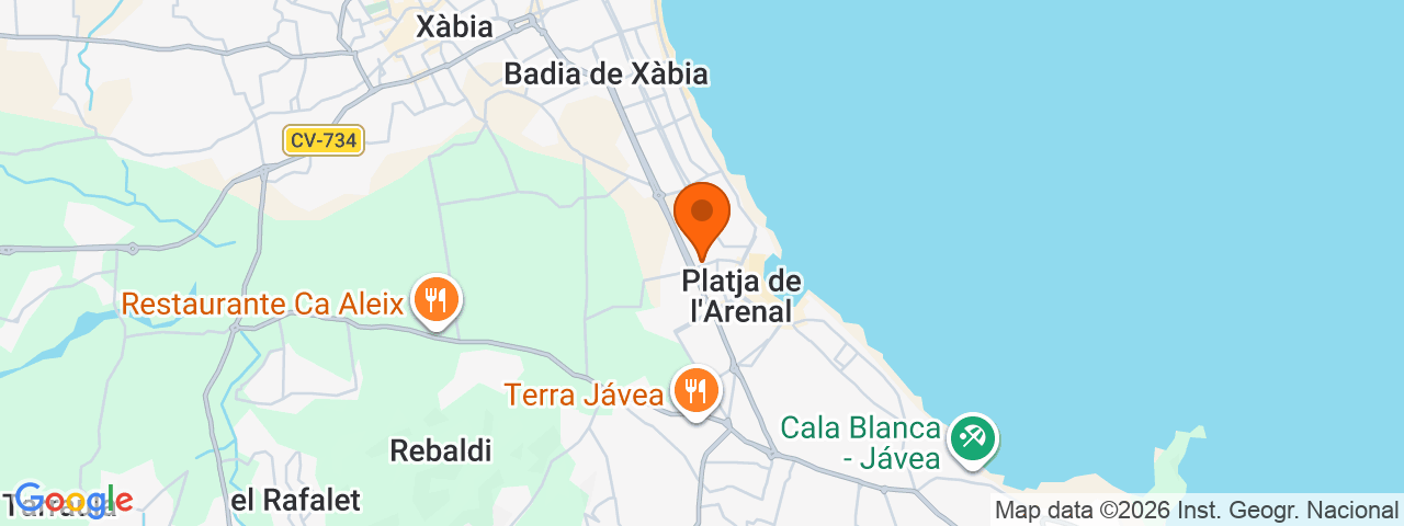 Map preview for Jávea