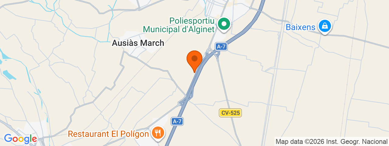 Map preview for Alginet