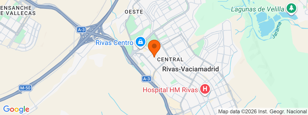Map preview for Rivas-Vaciamadrid - Centro