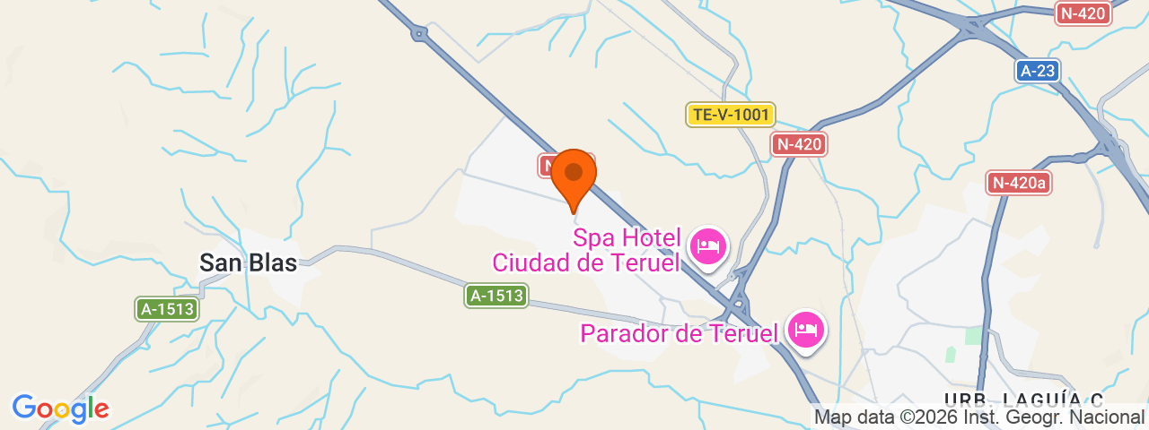 Map preview for Teruel