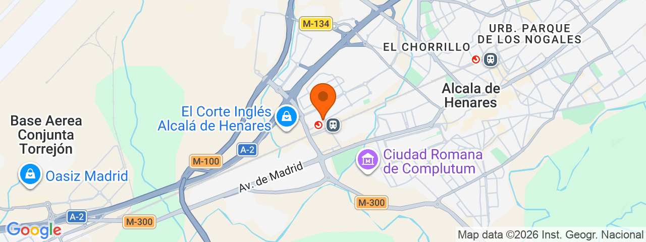 Map preview for Alcalá de Henares