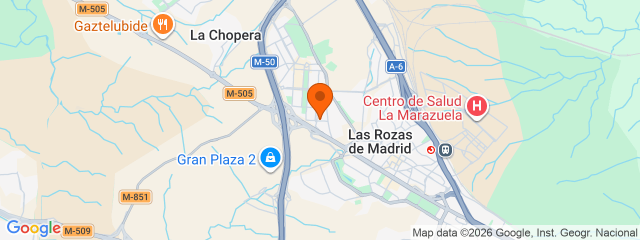 Map preview for Las Rozas