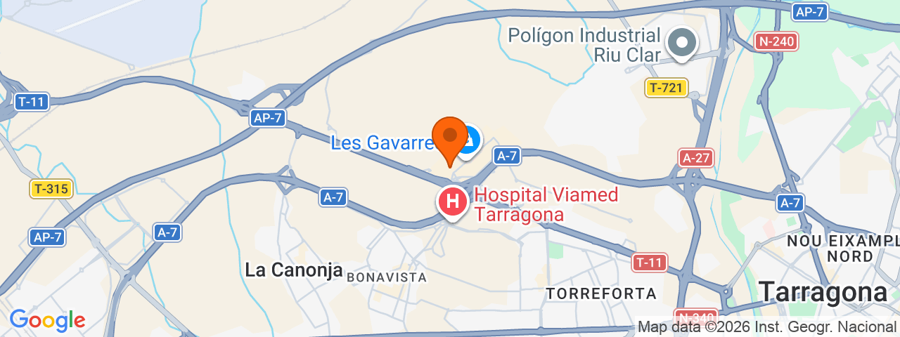 Map preview for Tarragona