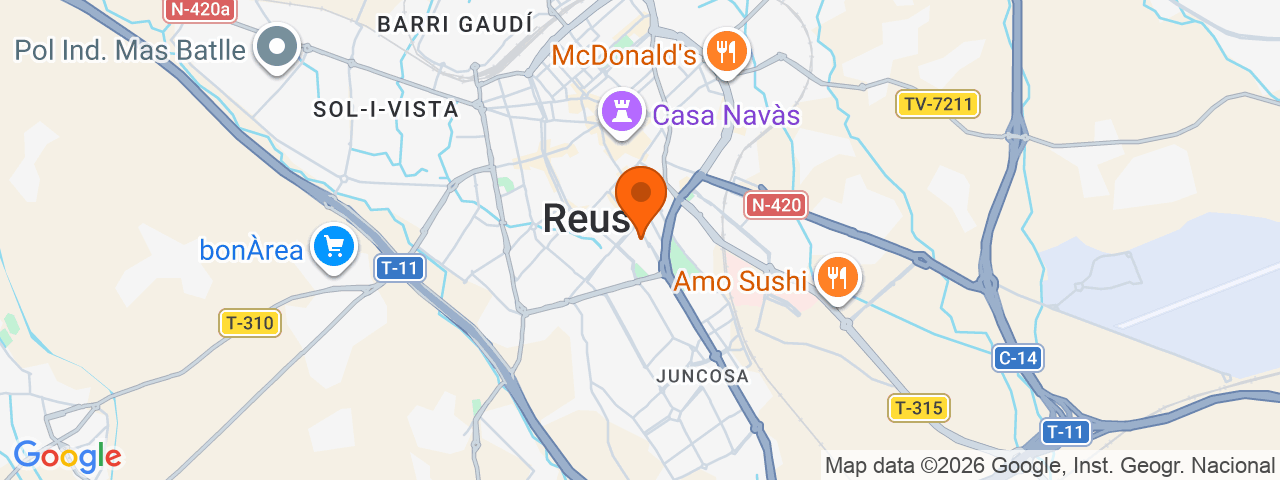 Map preview for Reus