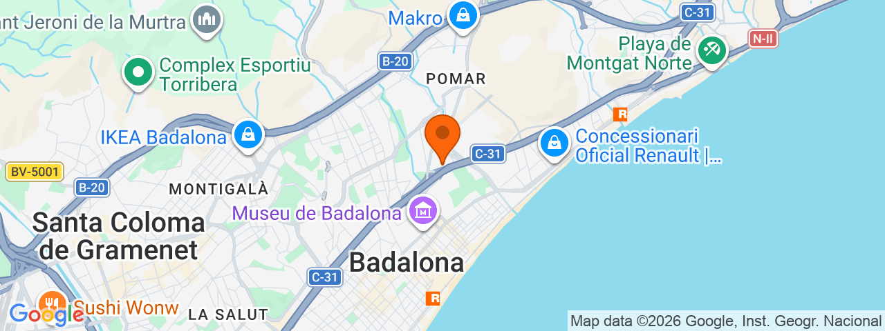 Map preview for Badalona