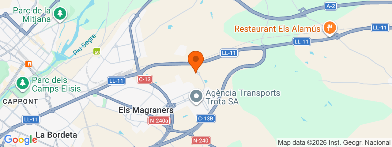 Map preview for Lleida