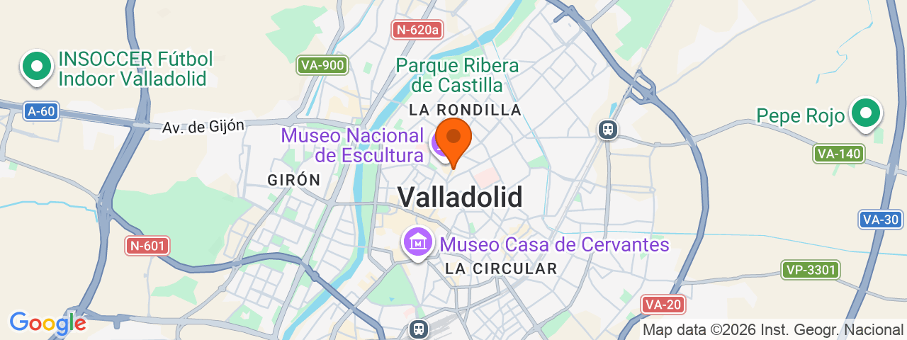 Map preview for Valladolid - Furgonetas
