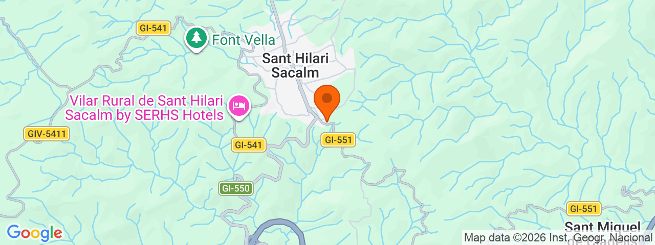 Map preview for Sant Hilari Sacalm