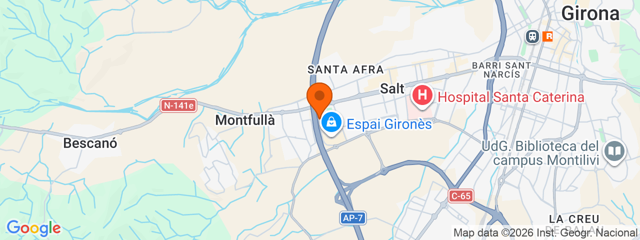 Map preview for Girona