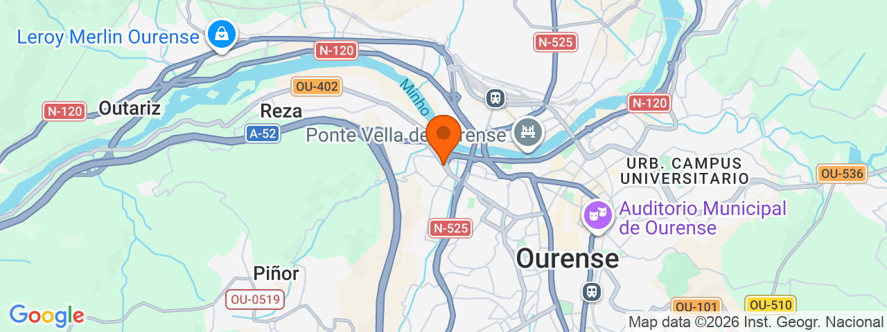 Map preview for Ourense