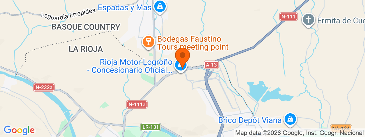 Map preview for Logroño - Las Cañas