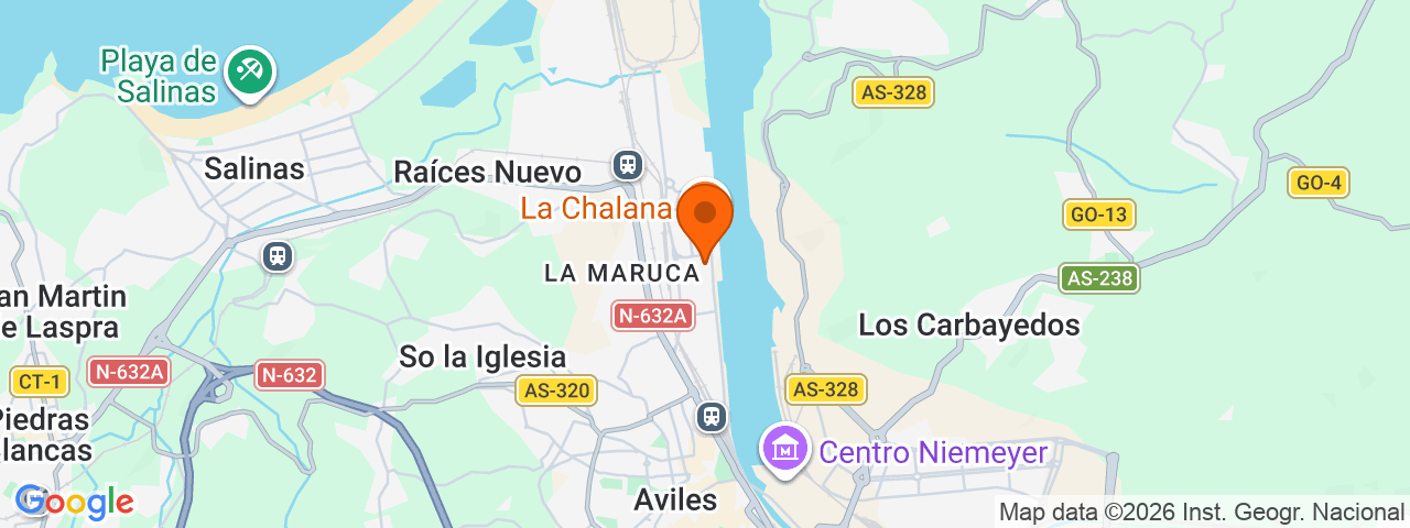 Map preview for Avilés